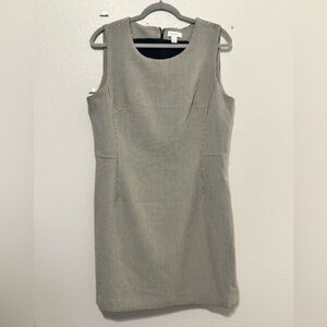 Classic Black and White Houndstooth Dress